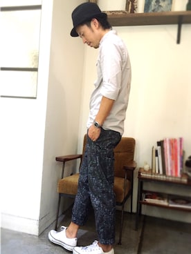 「H&M DIVIDED（エイチアンドエム　ディヴァイデッド）のアイテム」を使った、別宮聖一 ( ベックセイイチ )さん（メンズ・169cm）の秋コーディネート