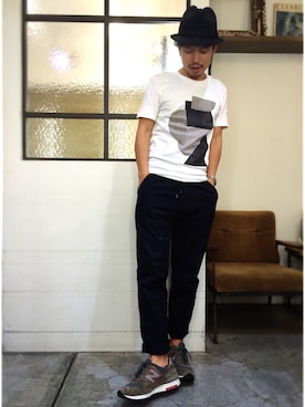 「H&M DIVIDED（エイチアンドエム　ディヴァイデッド）のアイテム」を使った、別宮聖一 ( ベックセイイチ )さん（メンズ・169cm）の秋コーディネート