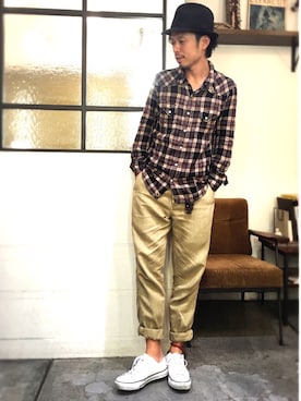 別宮聖一 ( ベックセイイチ )さん（メンズ・169cm）の秋コーディネート