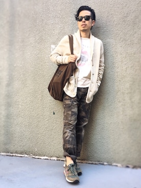 「AMERICAN RAG CIE（アメリカンラグシー）のアイテム」を使った、別宮聖一 ( ベックセイイチ )さん（メンズ・169cm）の秋コーディネート
