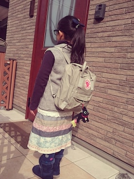 「CHIP TRIP（チップトリップ）のアイテム」を使った、hakoamamaさん（キッズ・120cm）の春コーディネート