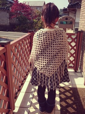 「CHIP TRIP（チップトリップ）のアイテム」を使った、hakoamamaさん（キッズ・120cm）の秋コーディネート