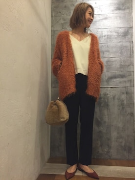 「OWEN BARRY（オーエンバリー）のアイテム」を使った、Rinko Takeuchiさん（レディース・164cm）の秋コーディネート