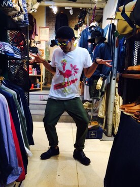 「Freestyle（フリースタイル）のアイテム」を使った、ふるちゃんさん（メンズ・171cm）の夏コーディネート