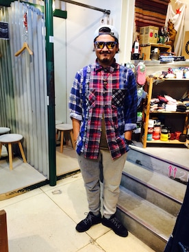 「Freestyle（フリースタイル）のアイテム」を使った、ふるちゃんさん（メンズ・171cm）の秋コーディネート