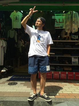 ふるちゃんさん（メンズ・171cm）の夏コーディネート