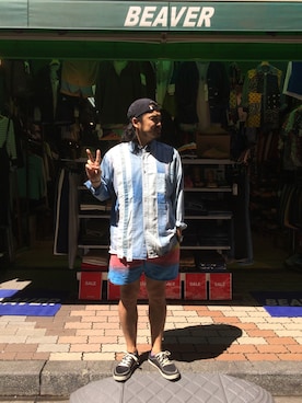 ふるちゃんさん（メンズ・171cm）の夏コーディネート