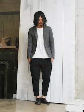 「OURET（オーレット）のアイテム（その他アウター）」を使った、OURETさん（メンズ・175cm）の春コーディネート