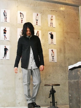 「OURET（オーレット）のアイテム（その他アウター）」を使った、OURETさん（メンズ・175cm）の春コーディネート