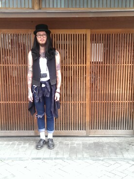 「アイテム（その他シューズ）」を使った、Shu Yuさん（メンズ・180cm・100代）の秋コーディネート