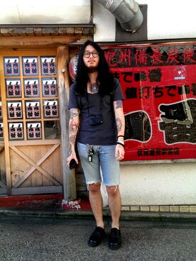 「アイテム（その他シューズ）」を使った、Shu Yuさん（メンズ・180cm・100代）の秋コーディネート