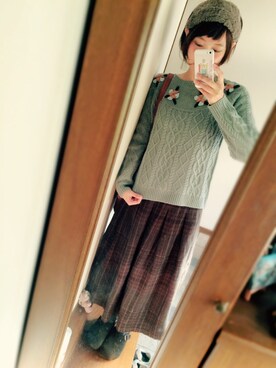 「Crisp」｜u iさん（レディース・165cm）の秋コーディネート