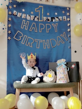 「present（プレゼント）のアイテム（その他）」を使った、☆Piii☆さん（キッズ・70cm）の冬コーディネート