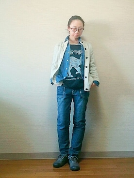 はらさん（レディース・151cm）の冬コーディネート