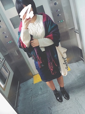「三角」｜エレベーター (仮)さん（レディース・151cm）の秋コーディネート