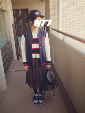 877さん(レディース・150cm)の冬コーディネート