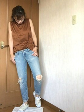 ▷◁さん（レディース・162cm）の夏コーディネート