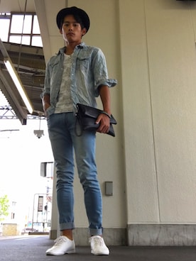 「スキニージーンズ」｜もりぞさん（メンズ・173cm・10代）の秋コーディネート