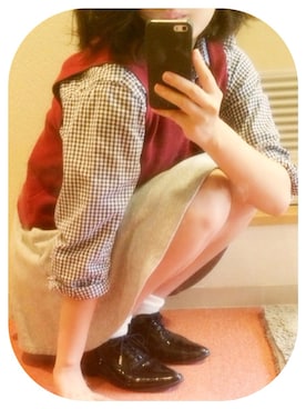 「スエット」｜「アイテム（モカシン/デッキシューズ）」を使った、nachimさん（レディース・161cm）の秋コーディネート