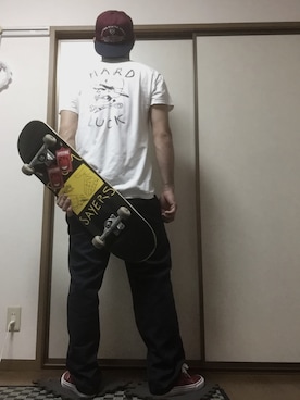 「スケートスタイル」｜「アイテム（その他）」を使った、しゅんさん（メンズ・175cm）の夏コーディネート