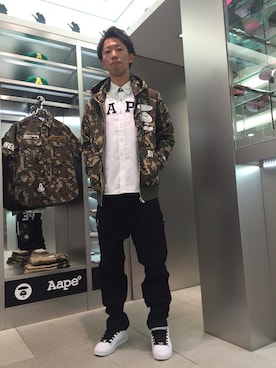 「DC SHOES」｜早坂 祥平さん（メンズ・175cm）の秋コーディネート