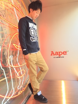 「シティーボーイ」｜早坂 祥平さん（メンズ・175cm）の冬コーディネート