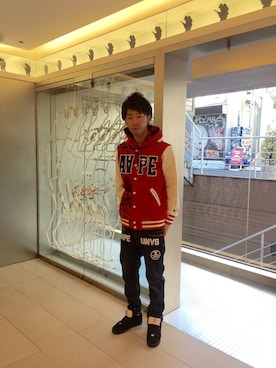 早坂 祥平さん（メンズ・175cm）の冬コーディネート