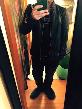 「RAGEBLUE（レイジブルー）のアイテム（その他アウター）」を使った、wear69さん（メンズ・167cm）の春コーディネート