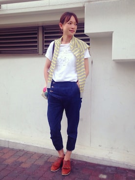 「Abel（アベル）のアイテム」を使った、山本麗子さん（レディース・164cm）の春コーディネート