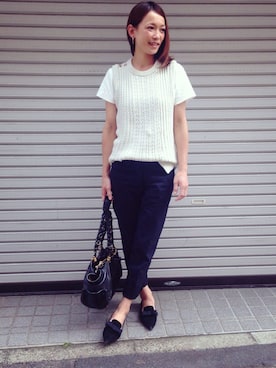 「Abel（アベル）のアイテム」を使った、山本麗子さん（レディース・164cm）の春コーディネート