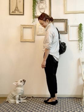 「Abel（アベル）のアイテム」を使った、山本麗子さん（レディース・164cm）の秋コーディネート