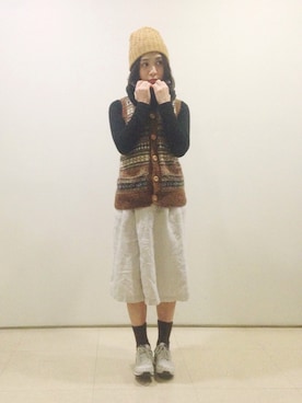 YuWenさん（レディース・159cm）の秋コーディネート