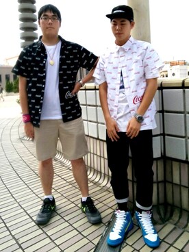 「PRIVILEGE（プリビレッジ）のアイテム」を使った、Koさん（メンズ・178cm）の夏コーディネート