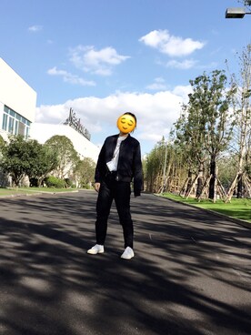 「PULL&BEAR（プルアンドベア）のアイテム（ブルゾン）」を使った、RAYSUISUIさん（レディース・163cm）の秋コーディネート