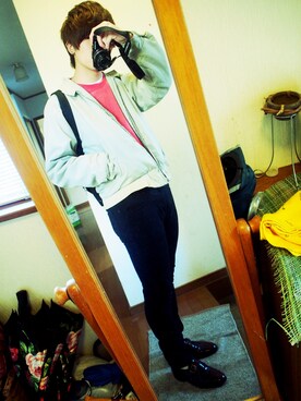 「Alfred Sargent（アルフレッド・サージェント）のアイテム」を使った、Takumlさん（メンズ・171cm）の春コーディネート