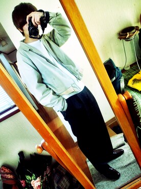 「Alfred Sargent（アルフレッド・サージェント）のアイテム」を使った、Takumlさん（メンズ・171cm）の春コーディネート