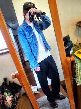 「Alfred Sargent（アルフレッド・サージェント）のアイテム」を使った、Takumlさん（メンズ・171cm）の春コーディネート