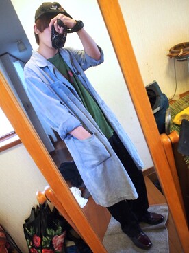 「Alfred Sargent（アルフレッド・サージェント）のアイテム」を使った、Takumlさん（メンズ・171cm）の春コーディネート