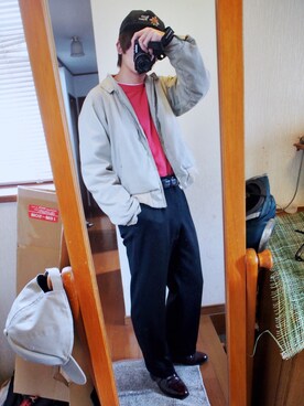 「Alfred Sargent（アルフレッド・サージェント）のアイテム」を使った、Takumlさん（メンズ・171cm）の春コーディネート