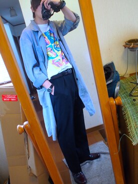「Marc by Marc Jacobs（マークバイマークジェイコブス）のアイテム（腕時計）」を使った、Takumlさん（メンズ・171cm）の春コーディネート
