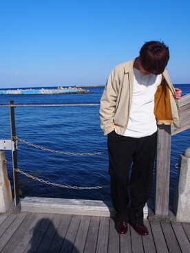 「Alfred Sargent（アルフレッド・サージェント）のアイテム」を使った、Takumlさん（メンズ・171cm）の春コーディネート