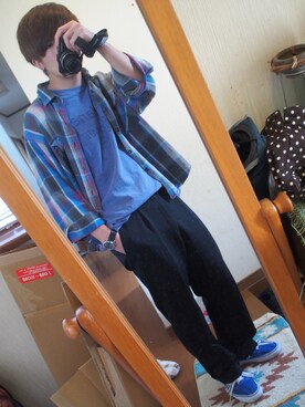 「Marc by Marc Jacobs（マークバイマークジェイコブス）のアイテム（腕時計）」を使った、Takumlさん（メンズ・171cm）の春コーディネート
