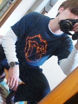 「Marc by Marc Jacobs（マークバイマークジェイコブス）のアイテム（腕時計）」を使った、Takumlさん（メンズ・171cm）の春コーディネート