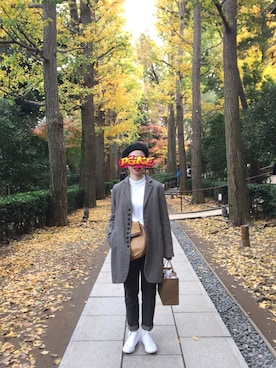 「LOCAL（ローカル）のアイテム」を使った、tomwaitsさん（レディース・163cm）の秋コーディネート