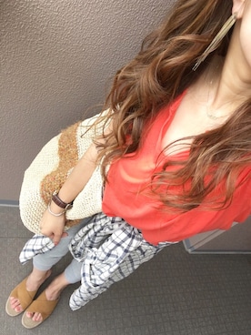 長谷千沙さん（レディース・158cm）の夏コーディネート