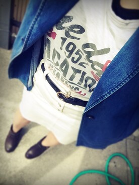 前田さん(レディース・156cm)の春コーディネート