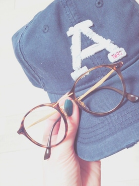 「Abercrombie&Fitch（アバークロンビーアンドフィッチ）のアイテム（帽子）」を使った、rikakurodaさん（レディース・163cm）の春コーディネート