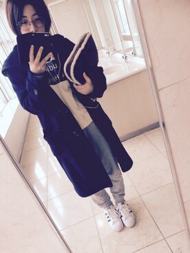 M@TUさん（レディース・154cm）の冬コーディネート