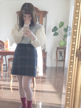 「ボブ女子」｜yukiさん（レディース・146cm）の冬コーディネート