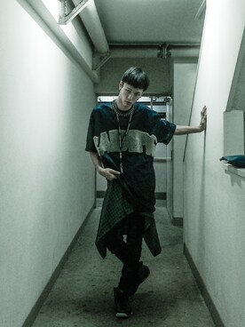 「SHAUN SAMSON（ショーンサムソン）のアイテム」を使った、Hara さん（メンズ・183cm）の夏コーディネート